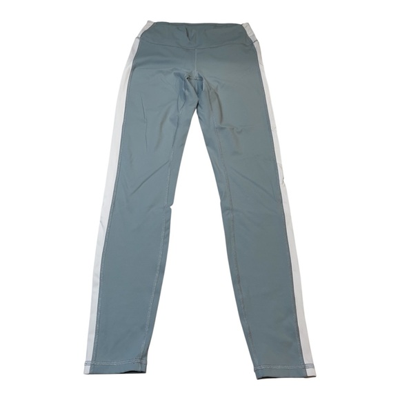 Gilly Hicks Hollister Light Blue White Stripe Active Leggings Women’s size M - Picture 1 of 12